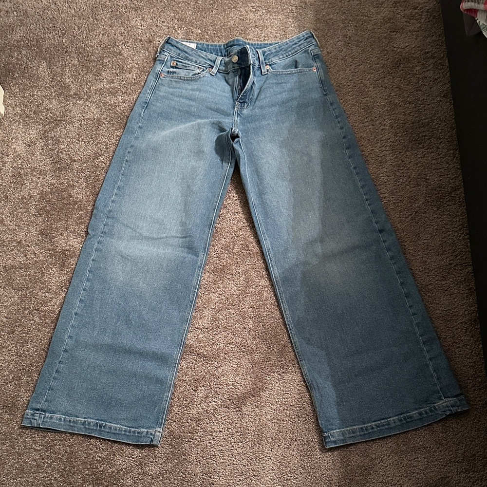 GAP Women's Wide Leg Blue Jeans